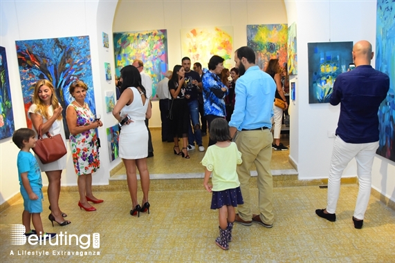 Activities Beirut Suburb Exhibition Opening of Louma Rabah Art Studio Lebanon