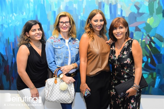 Activities Beirut Suburb Exhibition Opening of Louma Rabah Art Studio Lebanon