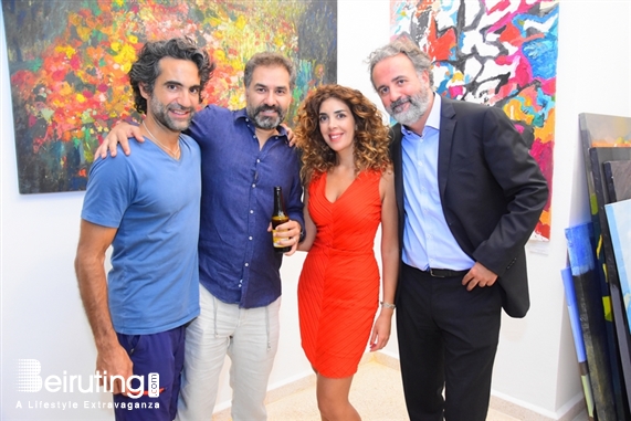 Activities Beirut Suburb Exhibition Opening of Louma Rabah Art Studio Lebanon