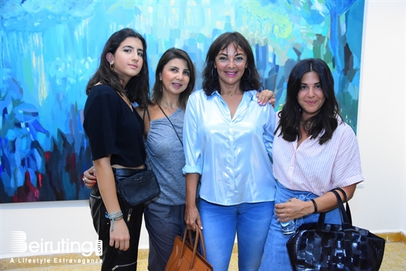 Activities Beirut Suburb Exhibition Opening of Louma Rabah Art Studio Lebanon