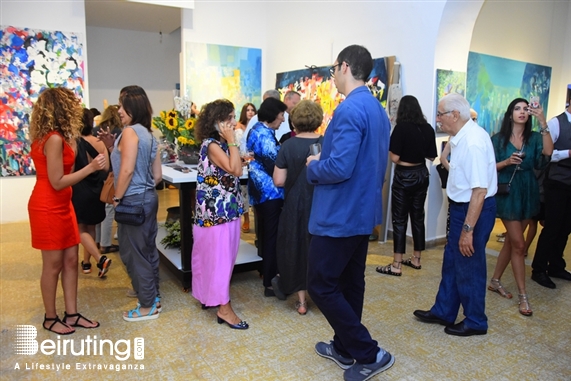 Activities Beirut Suburb Exhibition Opening of Louma Rabah Art Studio Lebanon