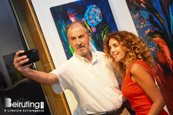 Activities Beirut Suburb Exhibition Opening of Louma Rabah Art Studio Lebanon