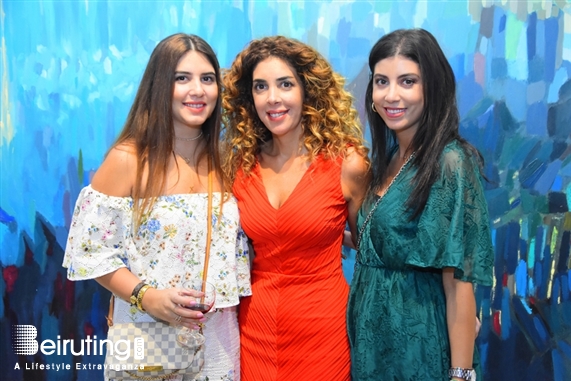 Activities Beirut Suburb Exhibition Opening of Louma Rabah Art Studio Lebanon