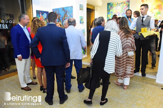 Activities Beirut Suburb Exhibition Opening of Louma Rabah Art Studio Lebanon