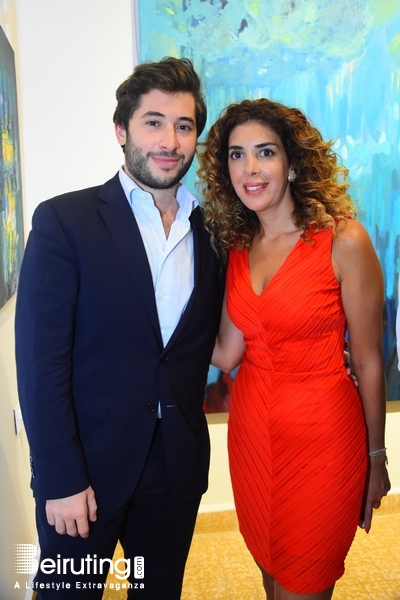 Activities Beirut Suburb Exhibition Opening of Louma Rabah Art Studio Lebanon