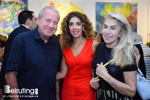 Activities Beirut Suburb Exhibition Opening of Louma Rabah Art Studio Lebanon