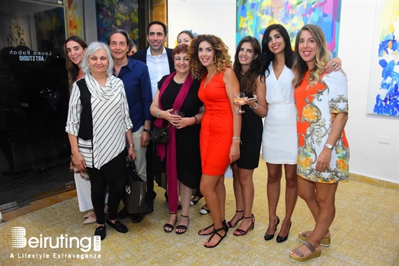 Activities Beirut Suburb Exhibition Opening of Louma Rabah Art Studio Lebanon