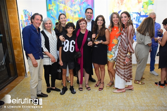 Activities Beirut Suburb Exhibition Opening of Louma Rabah Art Studio Lebanon