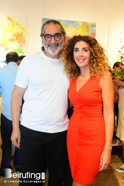 Activities Beirut Suburb Exhibition Opening of Louma Rabah Art Studio Lebanon