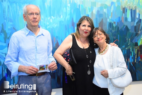 Activities Beirut Suburb Exhibition Opening of Louma Rabah Art Studio Lebanon