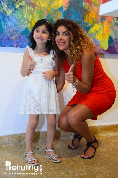 Activities Beirut Suburb Exhibition Opening of Louma Rabah Art Studio Lebanon