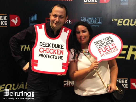 CityMall Beirut Suburb Nightlife Deek Duke Avant Premiere of The Equalizer Lebanon