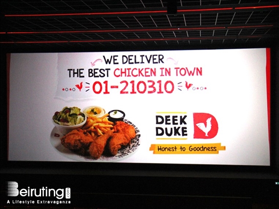 CityMall Beirut Suburb Nightlife Deek Duke Avant Premiere of The Equalizer Lebanon