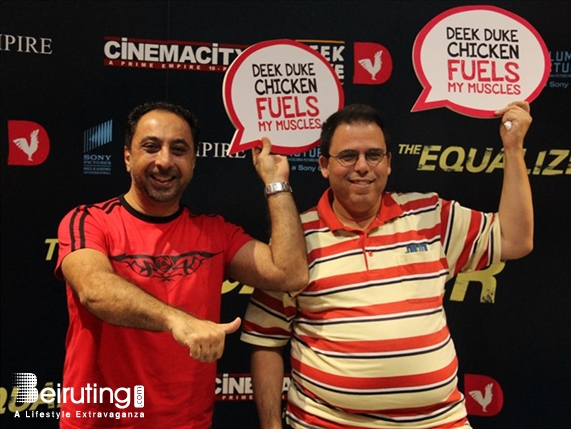 CityMall Beirut Suburb Nightlife Deek Duke Avant Premiere of The Equalizer Lebanon