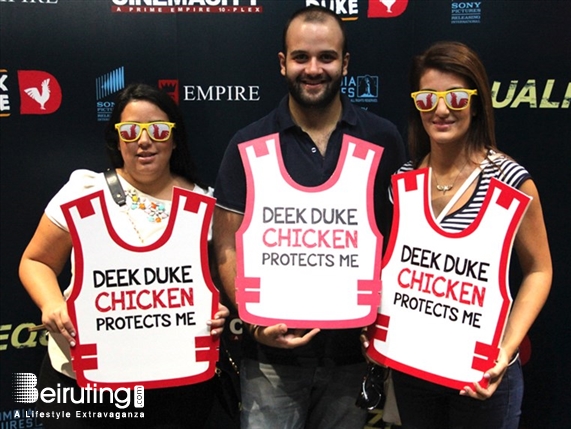 CityMall Beirut Suburb Nightlife Deek Duke Avant Premiere of The Equalizer Lebanon