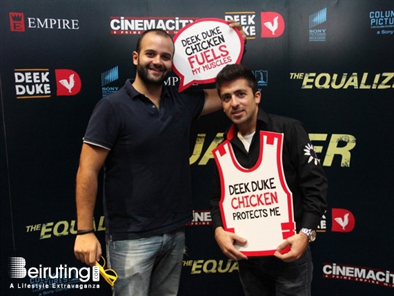 CityMall Beirut Suburb Nightlife Deek Duke Avant Premiere of The Equalizer Lebanon