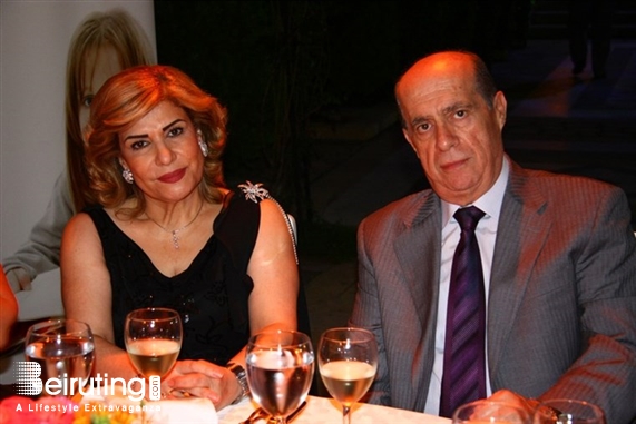 Robert Mouawad Private Museum Beirut Suburb Social Event BASSMA 10 year Fundraising Dinner Lebanon