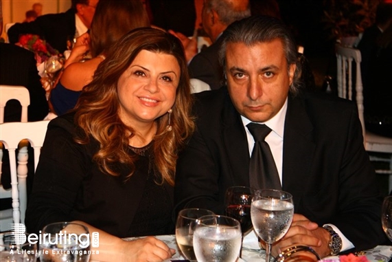 Robert Mouawad Private Museum Beirut Suburb Social Event BASSMA 10 year Fundraising Dinner Lebanon