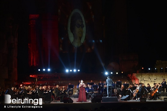 Baalback Festival Festival Baalbeck remembers Oum Kalthoum Lebanon