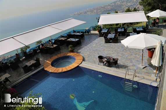 Bay Lodge Jounieh Outdoor The Terrace - Bay Lodge on Sunday Lebanon