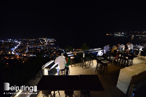 Bay Lodge Jounieh Nightlife Bay Lodge Terrace on Saturday Night Lebanon