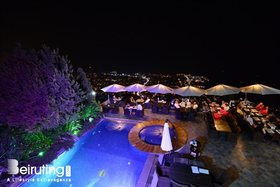 Bay Lodge Jounieh Nightlife Bay Lodge Terrace on Saturday Night Lebanon