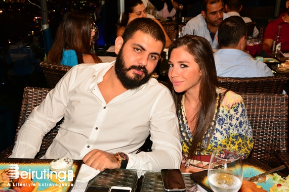 Bay Lodge Jounieh Nightlife Bay Lodge Terrace on Saturday Night Lebanon