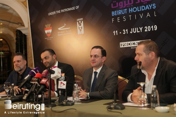 Phoenicia Hotel Beirut Beirut-Downtown Social Event Beirut Holidays 2019 Press Conference Lebanon