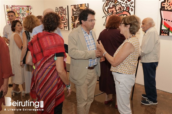 Activities Beirut Suburb Exhibition Benoit Debbane, Exhibition of Doodlings on the theme OUGA OUGA Lebanon