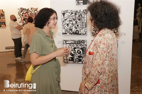 Activities Beirut Suburb Exhibition Benoit Debbane, Exhibition of Doodlings on the theme OUGA OUGA Lebanon