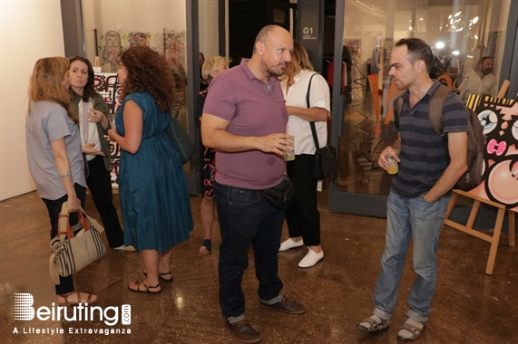 Activities Beirut Suburb Exhibition Benoit Debbane, Exhibition of Doodlings on the theme OUGA OUGA Lebanon