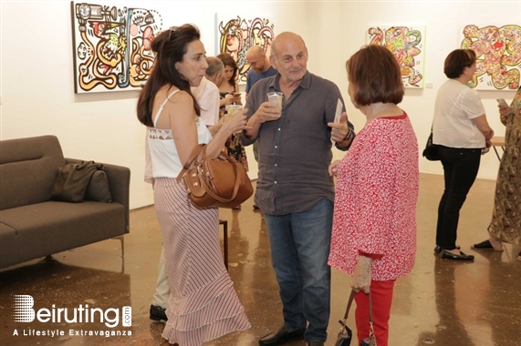 Activities Beirut Suburb Exhibition Benoit Debbane, Exhibition of Doodlings on the theme OUGA OUGA Lebanon