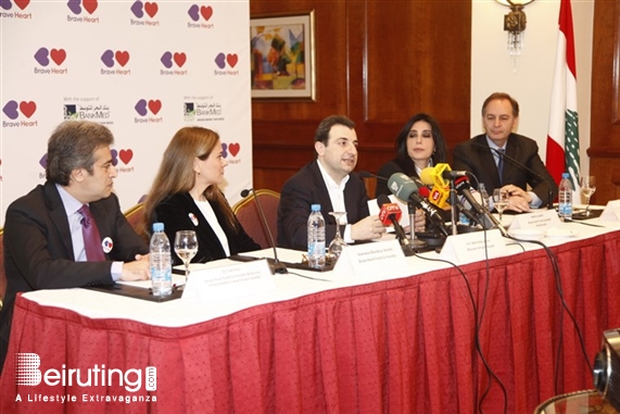 Phoenicia Hotel Beirut Beirut-Downtown Social Event Brave Heart Fund Press Conference Lebanon