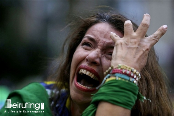 Around the World Social Event Emotionally Distressed Brazil Fans Lebanon