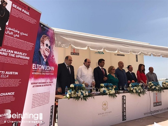 Social Event Byblos International Festival 2017 Press Conference Lebanon