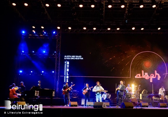 Nightlife Aleph and his orchestra at Byblos Festival Lebanon