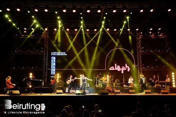 Nightlife Aleph and his orchestra at Byblos Festival Lebanon