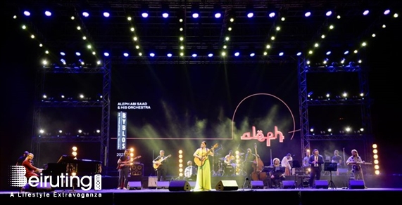 Nightlife Aleph and his orchestra at Byblos Festival Lebanon