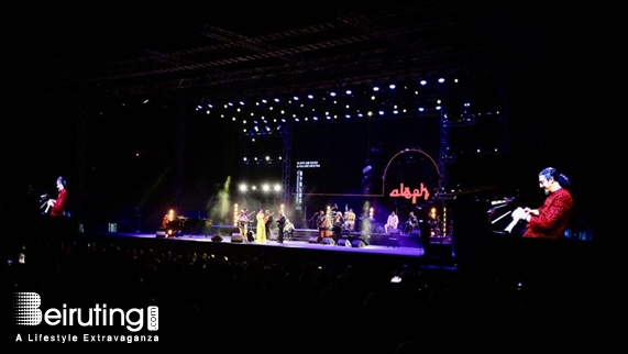 Nightlife Aleph and his orchestra at Byblos Festival Lebanon