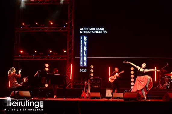 Nightlife Aleph and his orchestra at Byblos Festival Lebanon