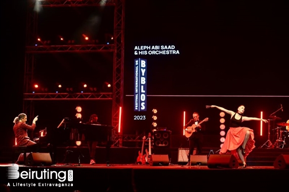 Nightlife Aleph and his orchestra at Byblos Festival Lebanon