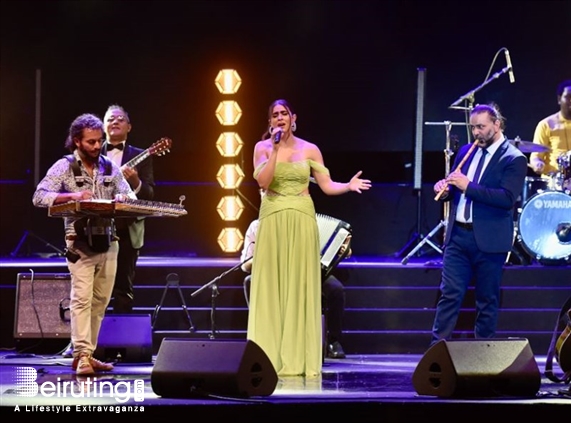 Nightlife Aleph and his orchestra at Byblos Festival Lebanon