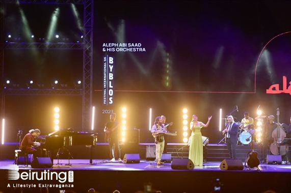 Nightlife Aleph and his orchestra at Byblos Festival Lebanon