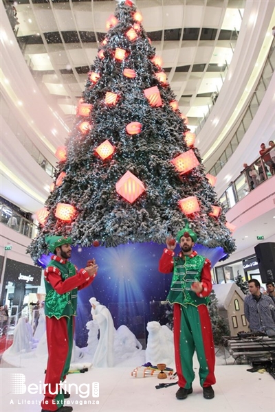 City Centre Beirut Beirut Suburb Social Event City Centre Beirut Lights up Christmas Tree Lebanon