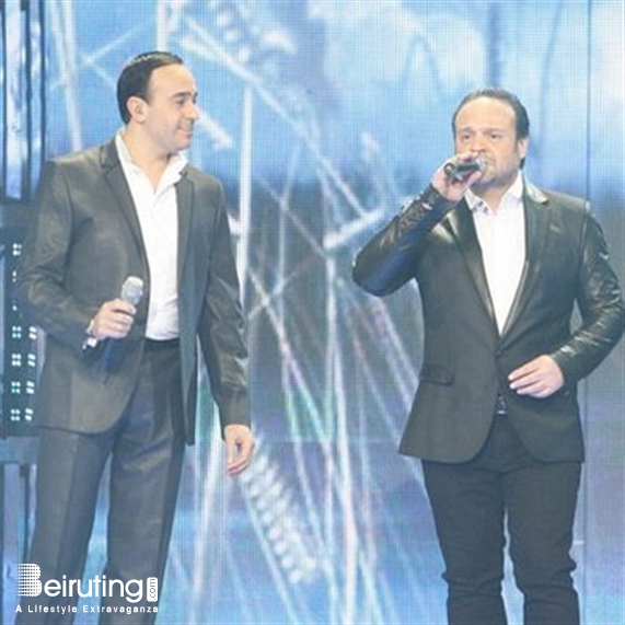 Tv Show Beirut Suburb Social Event Celebrity Duets Final Lebanon