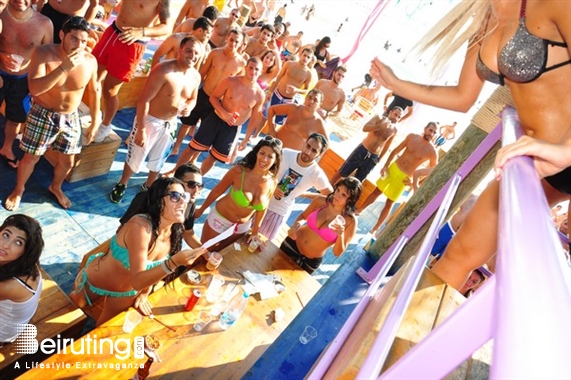 Edde Sands Jbeil Beach Party Champagne Showers @ Edde Sands Lebanon