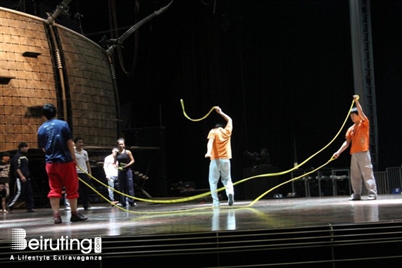Forum de Beyrouth Beirut Suburb Social Event Cirque Du Soleil Dralion Rehearsal Lebanon