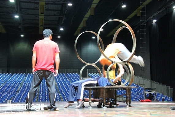 Forum de Beyrouth Beirut Suburb Social Event Cirque Du Soleil Dralion Rehearsal Lebanon