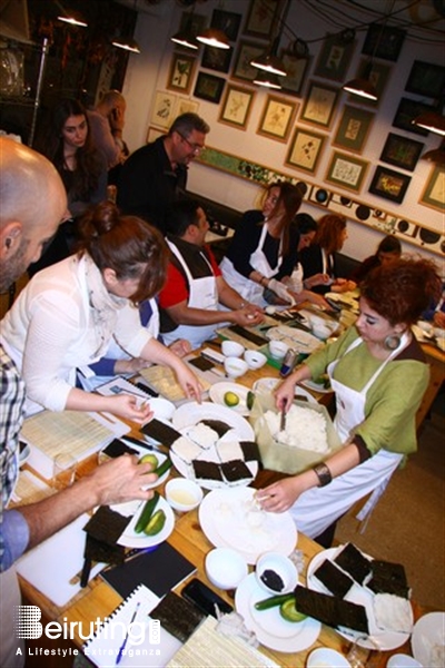 Tawlet Beirut-Gemmayze Social Event Cook & Eat Sushi workshop Lebanon