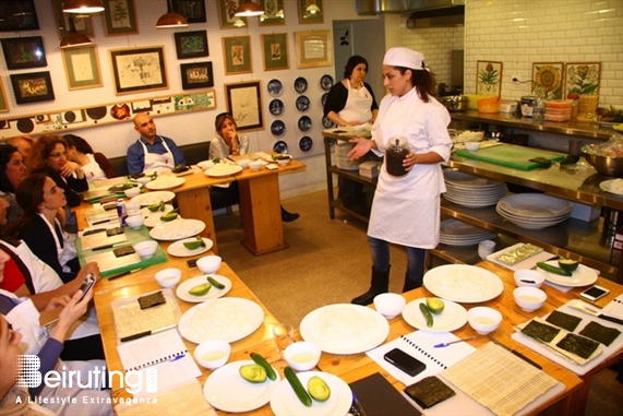 Tawlet Beirut-Gemmayze Social Event Cook & Eat Sushi workshop Lebanon